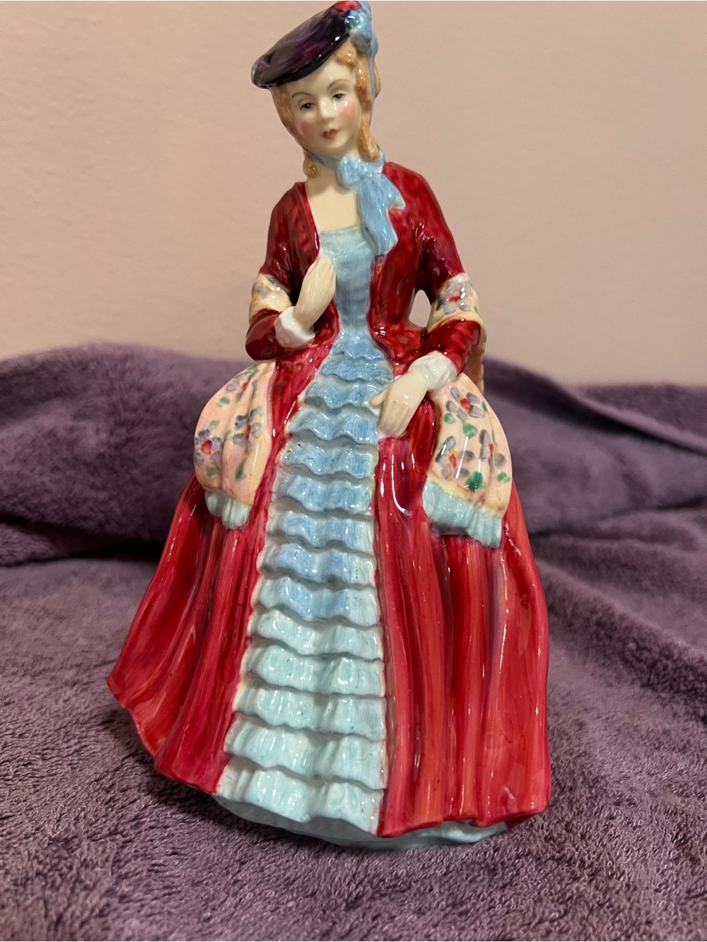 VINTAGE PARAGON LADY MELANIE Fine Bone China Figurine by Reginald Johnson